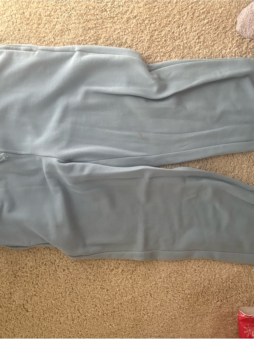 Madewell Dusty Blue Pull-On Track Pants
